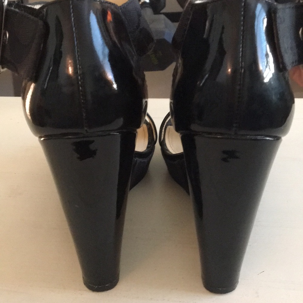 COACH patent leather wedges - Picture 9 of 13